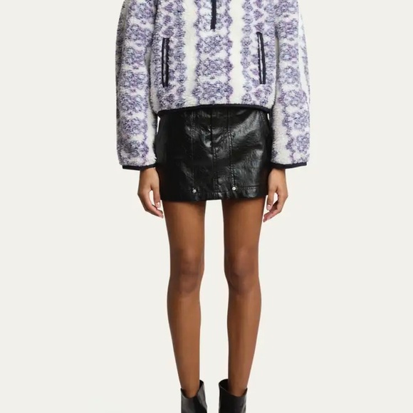 NWOT Isabel Marant Etoile Marie Printed Fleece Jacket - Picture 4 of 6